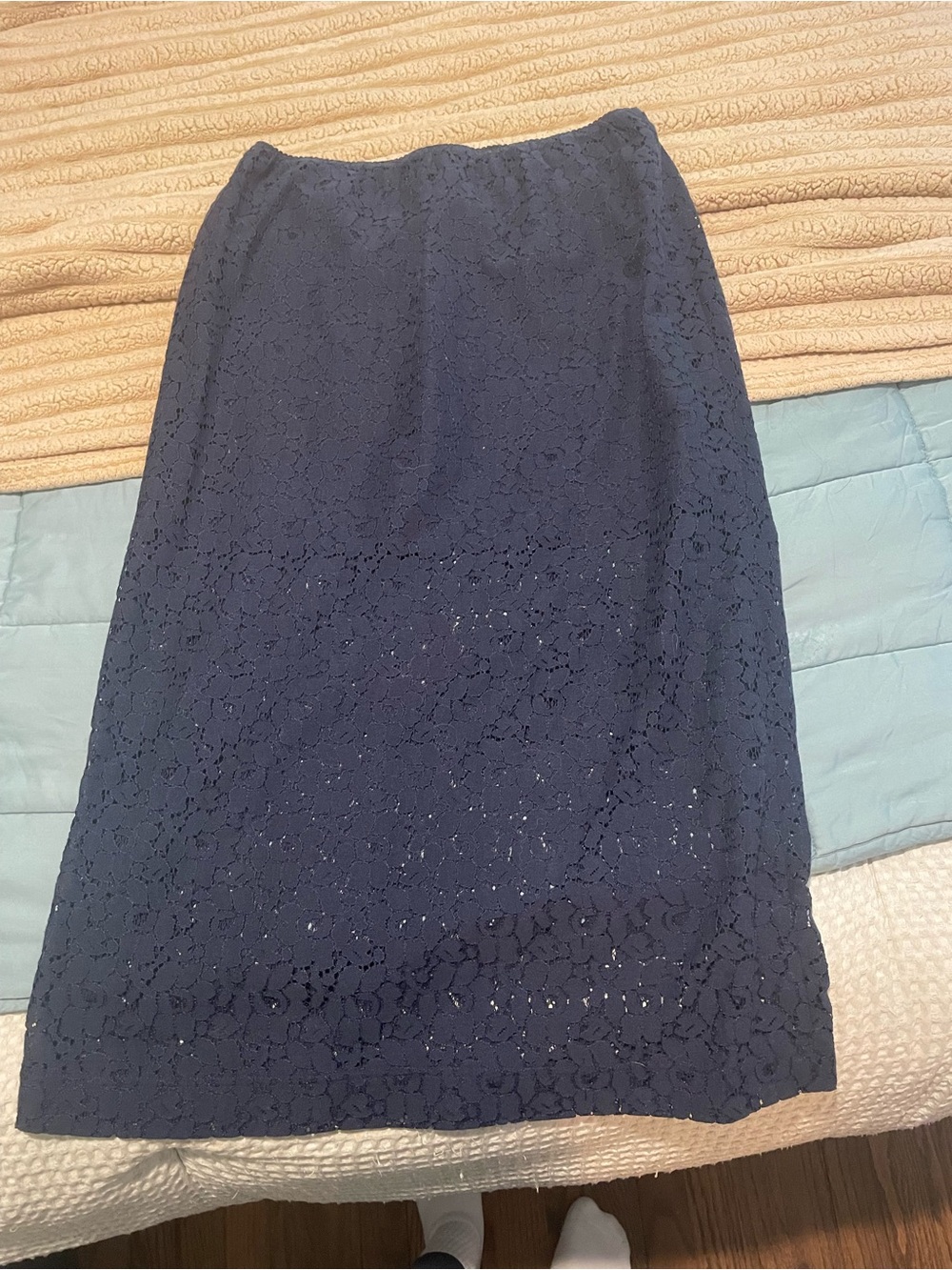 Women’s Navy Lace Skirt